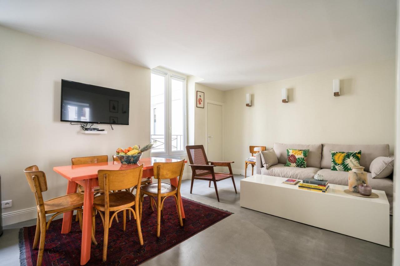 Elegant And Modern Parisian Charm Lejlighed Eksteriør billede